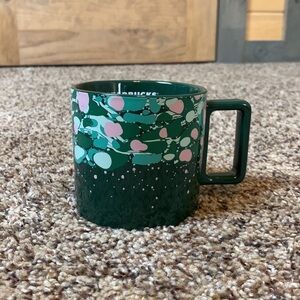Starbucks Venetian Marble forest coffee mug 12 ounces 2022 Holiday collection